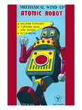 Mechanical Wind-Up Atomic Robot