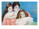 Madame AF Aude with Her Two Daughters