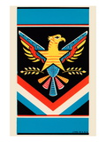 Eagle Broom Label