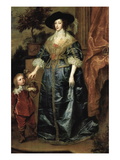 Portrait of Henrietta Maria with a Dwarf