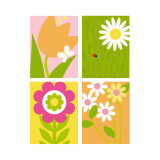 Summer Flowers Four Patch