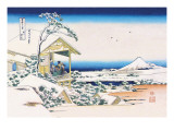 View of Mount Fuji in Winter