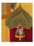Figurative Collage with Leaves