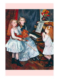 Portrait of The Daughters of Catulle MendAt The Piano