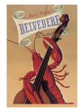 Lobster Musician at the Belvedere Hotel and Casino