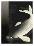Koi Under Night Water