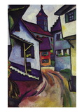 Street with a Church In Kinder