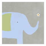 Elephant with Flower