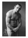 Posing Russian Wrestler