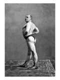 Bodybuilder's Back and Left Profile