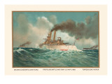Battleship Texas  Battleship Iowa  and Torpedoboat Porter  1899