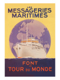 Take a Cruise Around the World with les Messageries Maritimes
