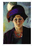Portrait of The Wife of The Artist with a Hat