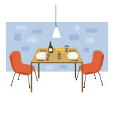 Retro Dining Room