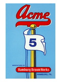 Acme 5 Broom Label
