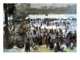 Skating Runners In The Bois De Bologne