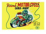 Round Motor-Cycle Cable Rider