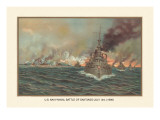 Naval Battle of Santiago  July 3rd  1898