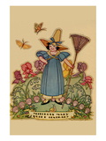 Young Nymph with a Rake