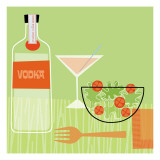 Vodka and Salad