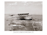 Dormier Do-X  in Flight over Norfolk  Virginia  1931