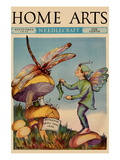 Sprite Needs His Socks Darned By a Dragonfly Who Is Sitting On a Mushroom