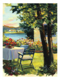 Table and Chairs with Flowers