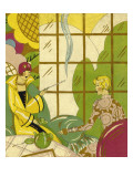 Ladies Having Tea