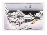 Night Snow at Kambara