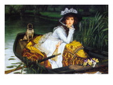 A Young Woman In a Boat