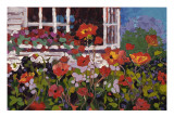 Red Flowers in Garden