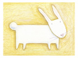 Pensive Bunny - Crayon Critter III