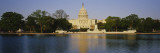 Pond in Front of the Capitol Building  Washington DC  USA