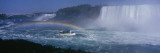 Tourboat near Waterfalls  Niagara Falls  Ontario  Canada