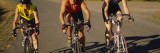 Three Women Cycling