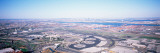 Manhattan in Background from Newark Airport  New Jersey  USA