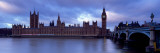 Government Building at the Waterfront  Big Ben and the House of Parliament  London  England  UK