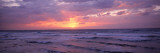 Cayman Islands  Grand Cayman  7 Mile Beach  Caribbean Sea  Sunset over Waves