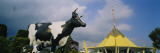 Chatty Bell Statue and Her Calf at a Fair  Wisconsin Pavilion  Neillsville  Wisconsin  USA