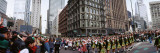 Group of People at St Patrick's Day Parade  Chicago  Illinois  USA