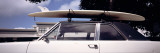 Surf Board on Roof of Car  California  USA