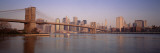 Skyscrapers in a City  Brooklyn Bridge  New York  USA