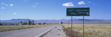Empty Road Running through a Landscape  Route 375  Extraterrestrial Highway  Nevada  USA