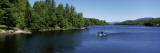 Seaplane Landing in a Lake  Long Lake  Adirondack State Park  New York State  USA