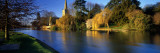Church on a Riverbank  River Avon  England  United Kingdom