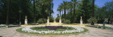 Flowers in a Garden  Murillo Gardens  Seville  Spain