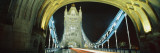 Bridge Lit Up at Night  Tower Bridge  London  England