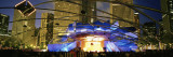 Spectators Watching the Show  Pritzker Pavilion  Millennium Park  Chicago  Illinois  USA