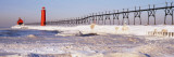 Lighthouse near a Pier  Grand Haven  Michigan  USA