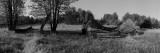 Run-Down Building in the Uncultivated Field  North Woods  Wisconsin  USA